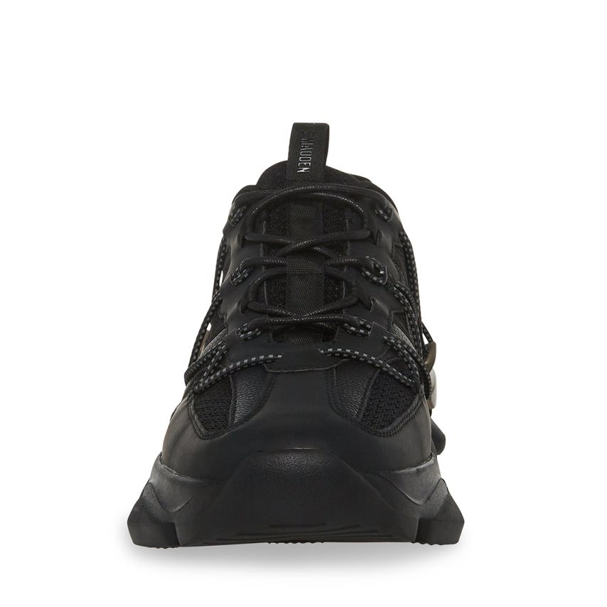 Black Steve Madden Storm Men's Sneakers | PH 4358QAG